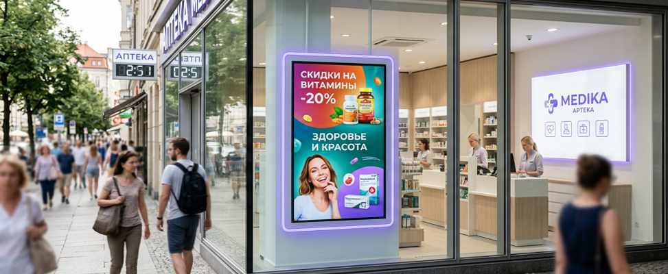 Экраны для аптек