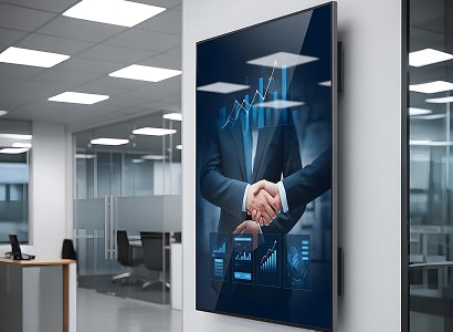 вертикальный штендер с подставкой в банке