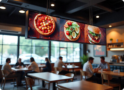 электронное меню в ресторане