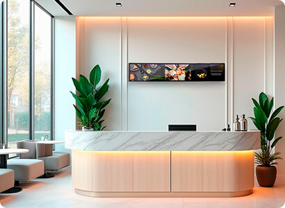 рекламный экран