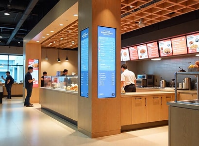 встроенный экран в стене