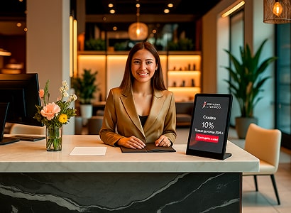 настольный экран для ритейла