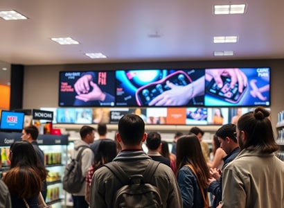 подвесной горизонтальный экран