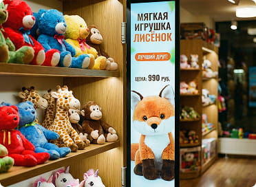 информационный экран вертикальный