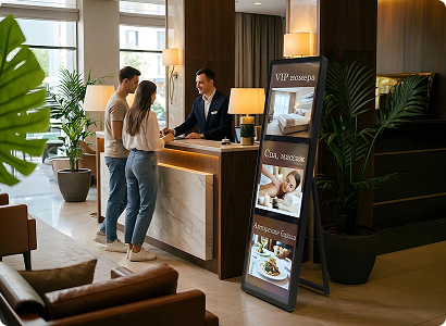 информационная витрина в отель