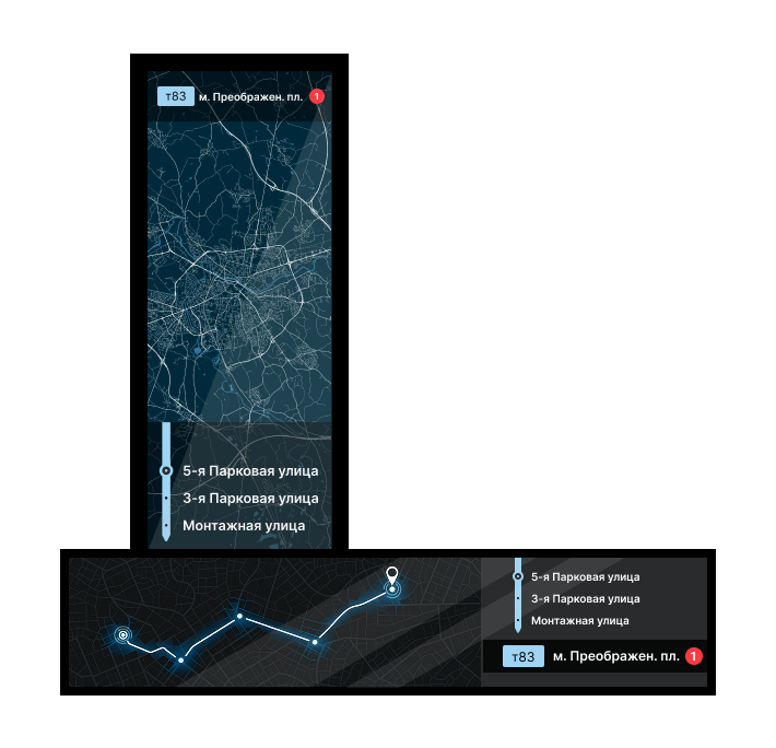 транспортные дисплеи