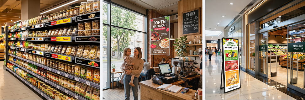 варианты digital signage для бизнеса